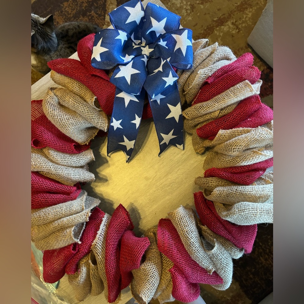 Americana/Patriotic Door Wreath